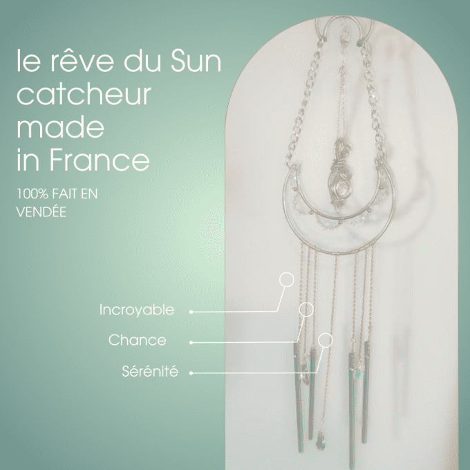 Sun catcher  Bijou de Lune ✨– Élégance, Douceur et Protection ✨