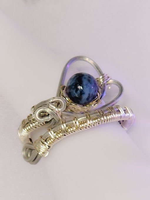 Bague perle Pietersite