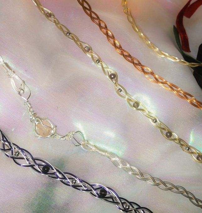  Collier sailor tresse 45 cm