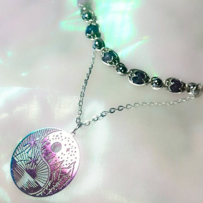 Collier Perles De Mica ✨Stabilité & Sérénité Intérieure✨ promo