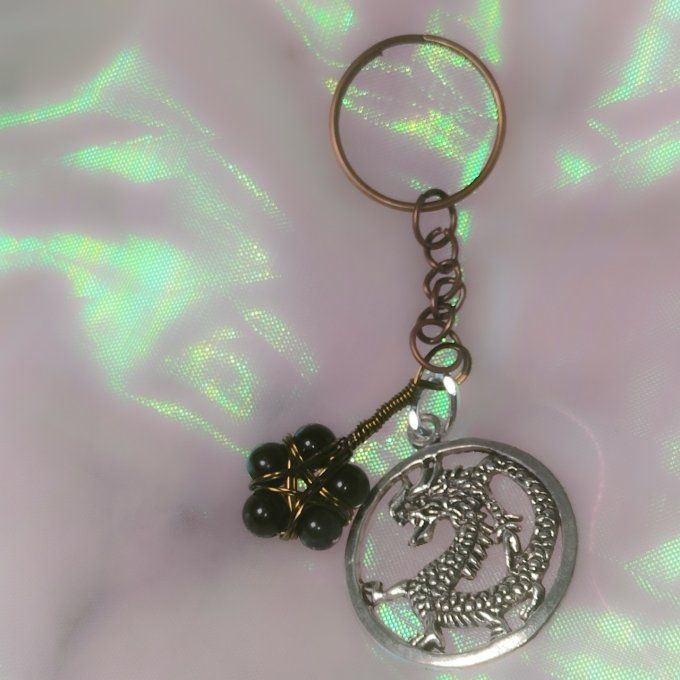 Porte clé tourmaline 