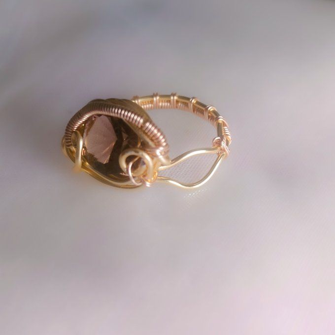 Quartz fumé  - Bague ✨ Clarté, Équilibre & Libération