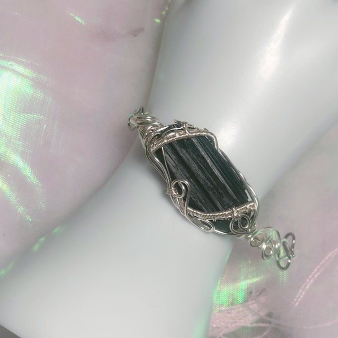 Collier Charms tourmaline Noire ✨promo✨ 