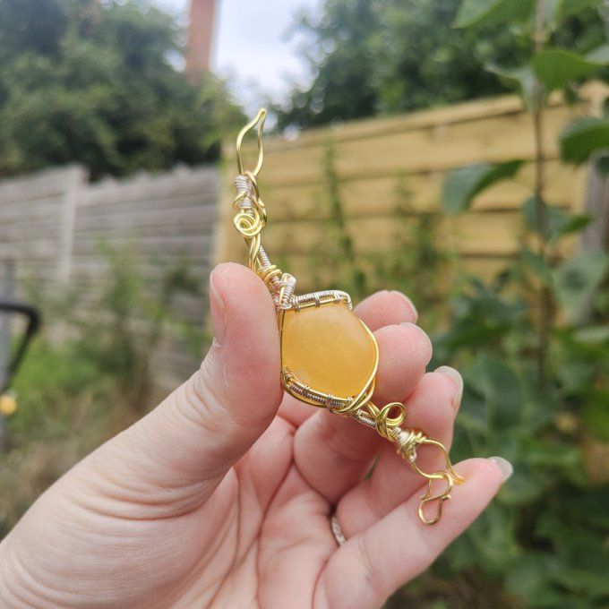 Charms Calcite jaune ✨Promo