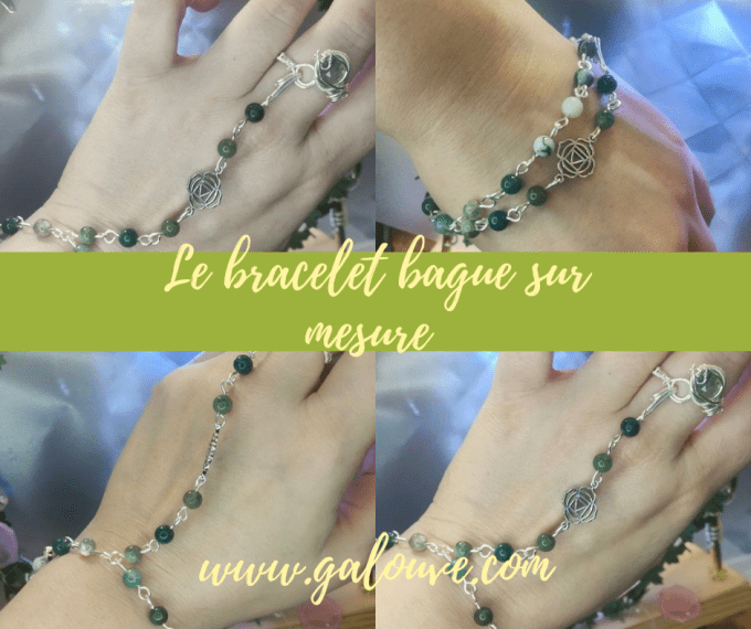 Le bracelet bagues perles Acompte