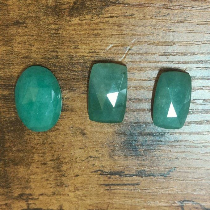 Aventurine verte facetté 