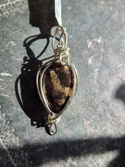 Pendentif Jaspe turitelle ✨Harmonie &Ancrage ✨
