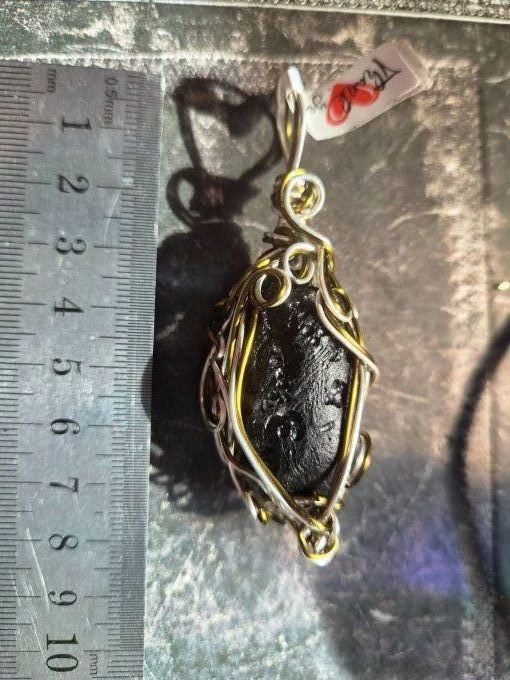 Pendentif Tektite : pomme poison