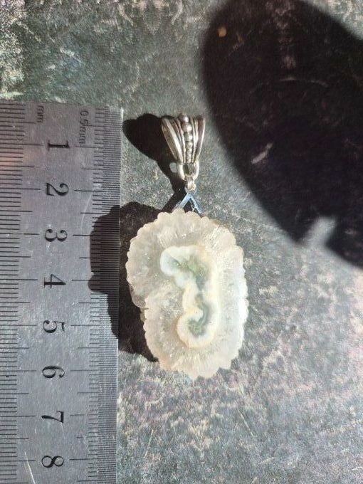 Pendentif Quartz solaire et serpent 