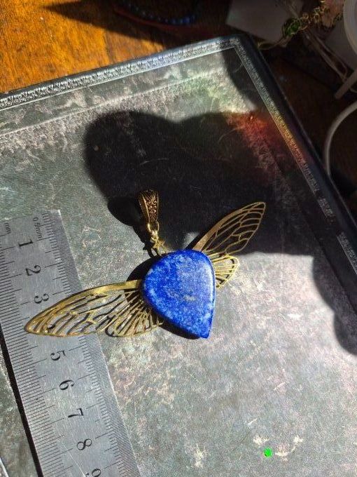 Collier Isis -Lapis Lazuli-Pierre de verité 