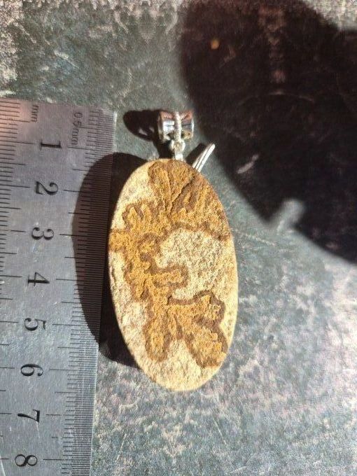 Pendentif Dendrite de manganése