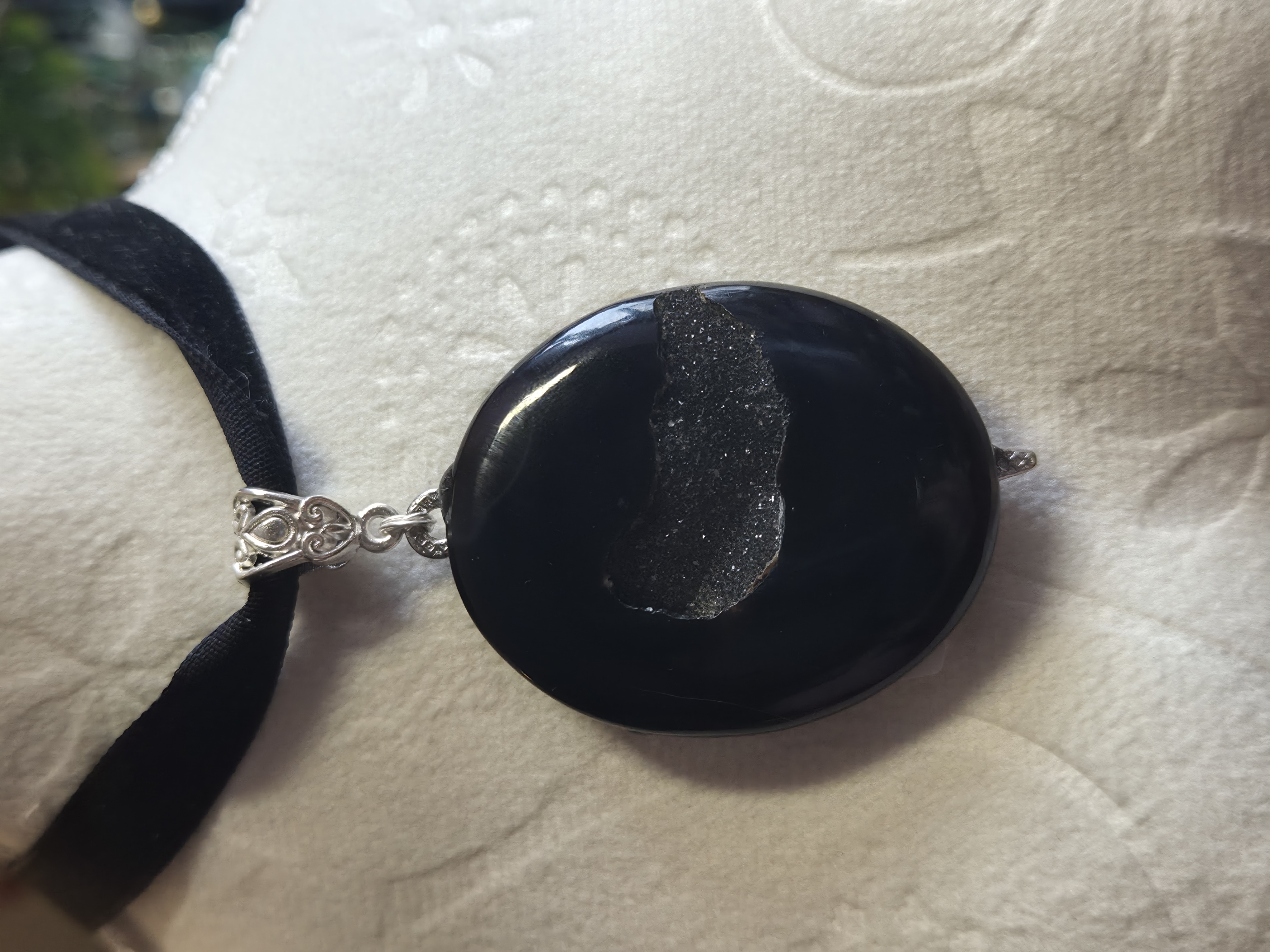 Promotion de juillet  bijoux pierre naturelle noire